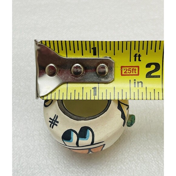 Native American Art Handmade Hand Painted Pottery Vase Miniature Signed CRW - Picture 11 of 11